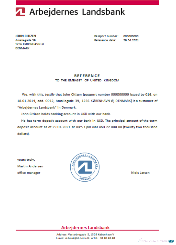 Download Denmark Arbejdernes Landsbank reference Photoshop template